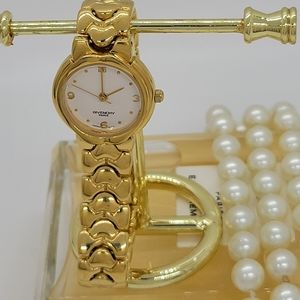 Vintage Givenchy Luxurious Gold Plated Rare Signed Watch